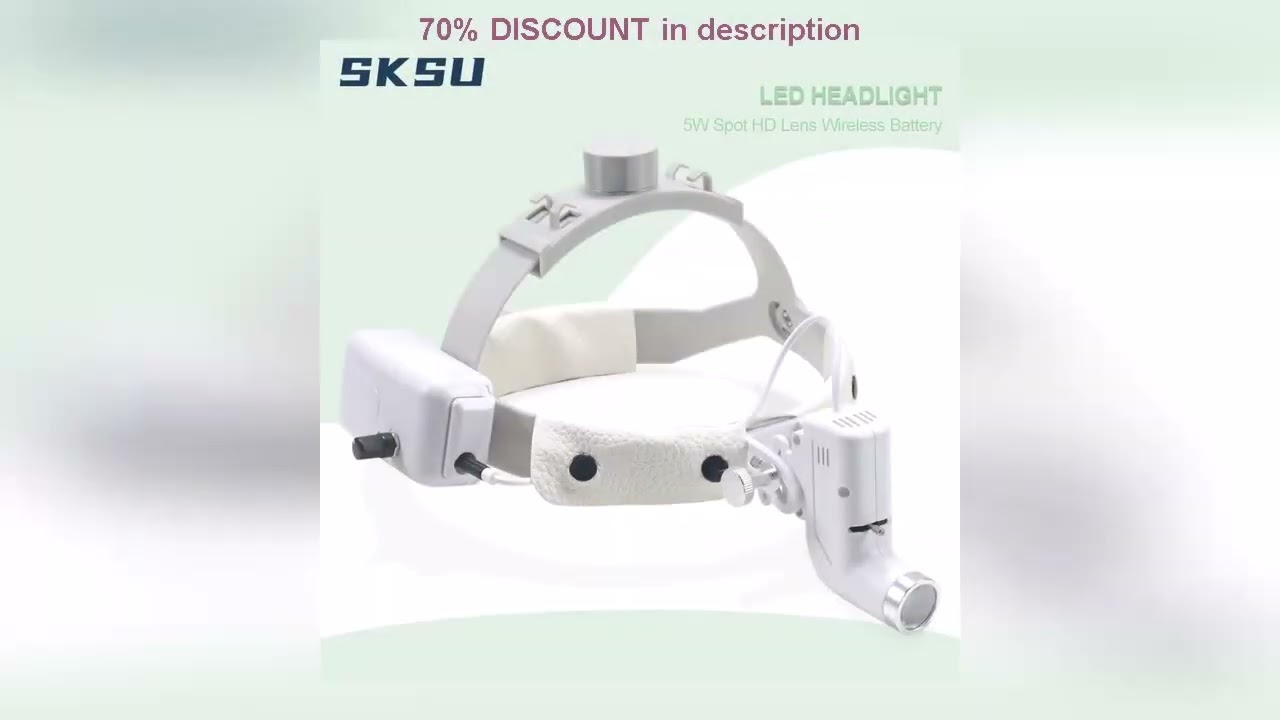 A must-have product! ENT Dental Headlight 5W LED Lamp For Dental Loupes Surgical Loupes Surgery Li