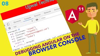 🔴 Angular 11 Tutorial -  Debugging Angular 11 on the browser console | Ujjwal Technical Tips