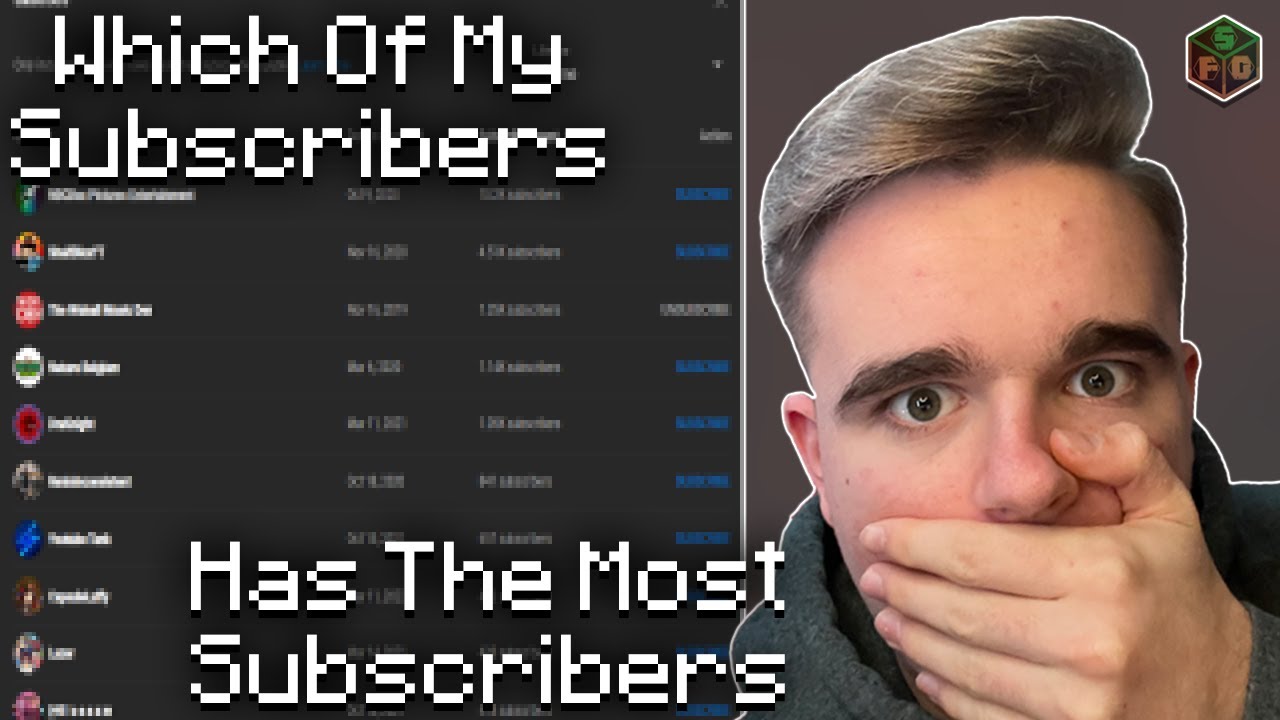Which Of My Subscribers Has The Most Subscribers - YouTube