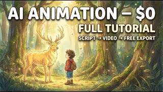 Create AI Animations for FREE — Script, Lip Sync, Characters & FREE Export (All-in-One)