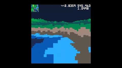 VOXELSPACEYKK VOXEL SPACE WITH FREDS72 OPTIMIZATION PICO 8 Fantasy Virtual Console Lexaloffle Games