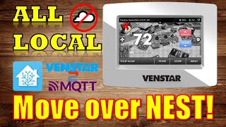 ALL Local Control Thermostat with MQTT and Home Assistant - Venstar T7900 screenshot 2