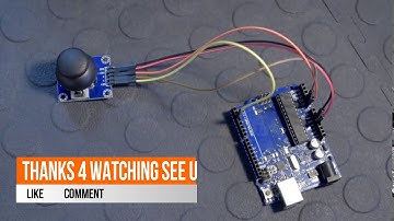 how to control servo motor with joystick