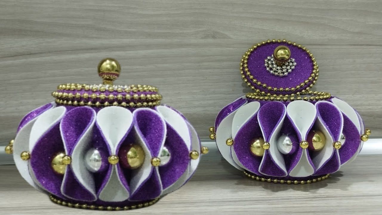 Красивая шкатулка своими руками из пластиковой бутылки/Beautiful DIY box plastic bottle