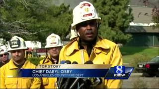 Arson suspected in Salinas, Southern Calif. wildfires