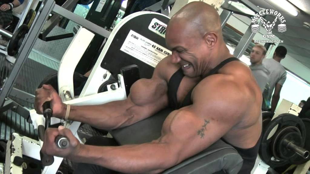 Triceps & Biceps Workout with Lenny St Cyr   Muscleworks Gym Bethnal Green London