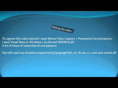 XML with MSXML.dll