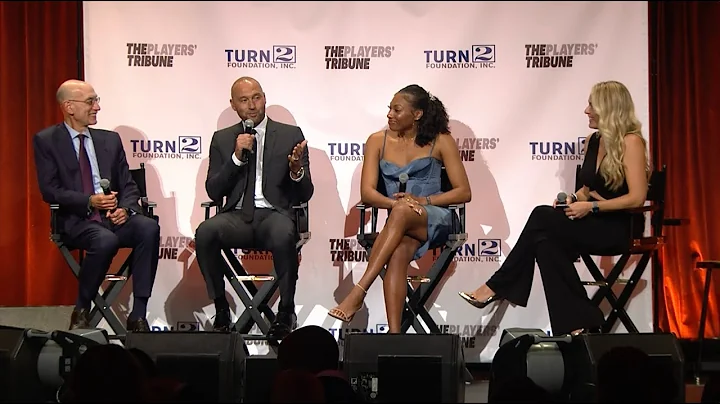 Derek Jeter, Adam Silver and Betnijah Laney On Res...