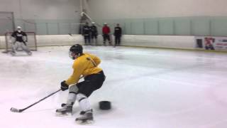Prospect Vilmos Gallo Snipes Top Shelf with Quick Wrist Shot at NHTC