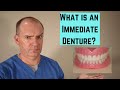 What is an Immediate Denture?   and how it's different from a regular denture.