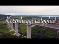 Kőröshegyi völgyhíd, eső előtt, nagy szélben (Dji Mavic mini rövid film)