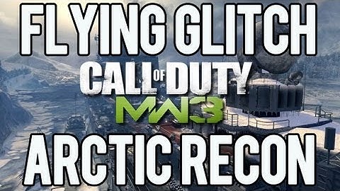 MW3 Glitches - Flying  + Sitting on Recon Drone Glitch ( Arctic Recon )