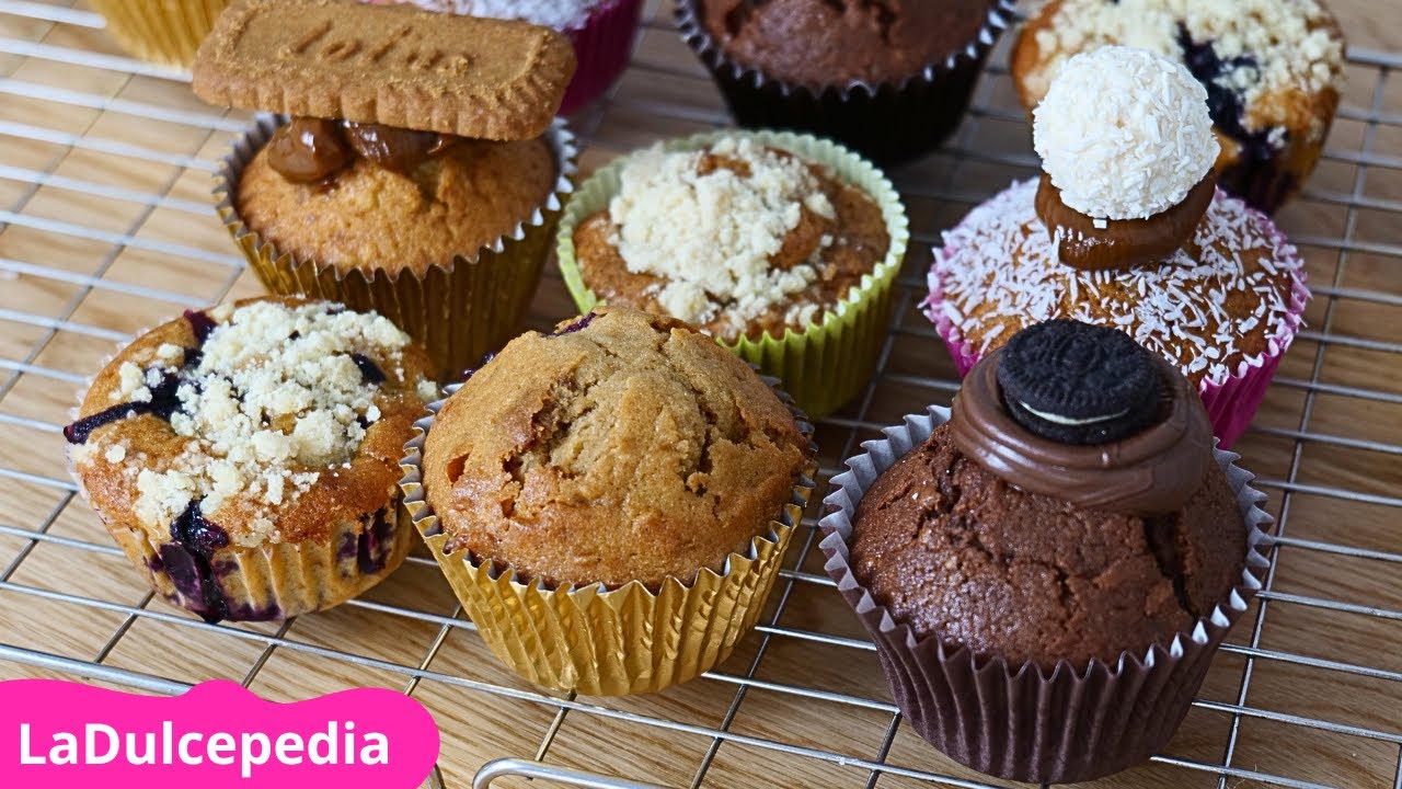 HAZ 6 MUFFINS CON 1 SOLA MASA 🧁