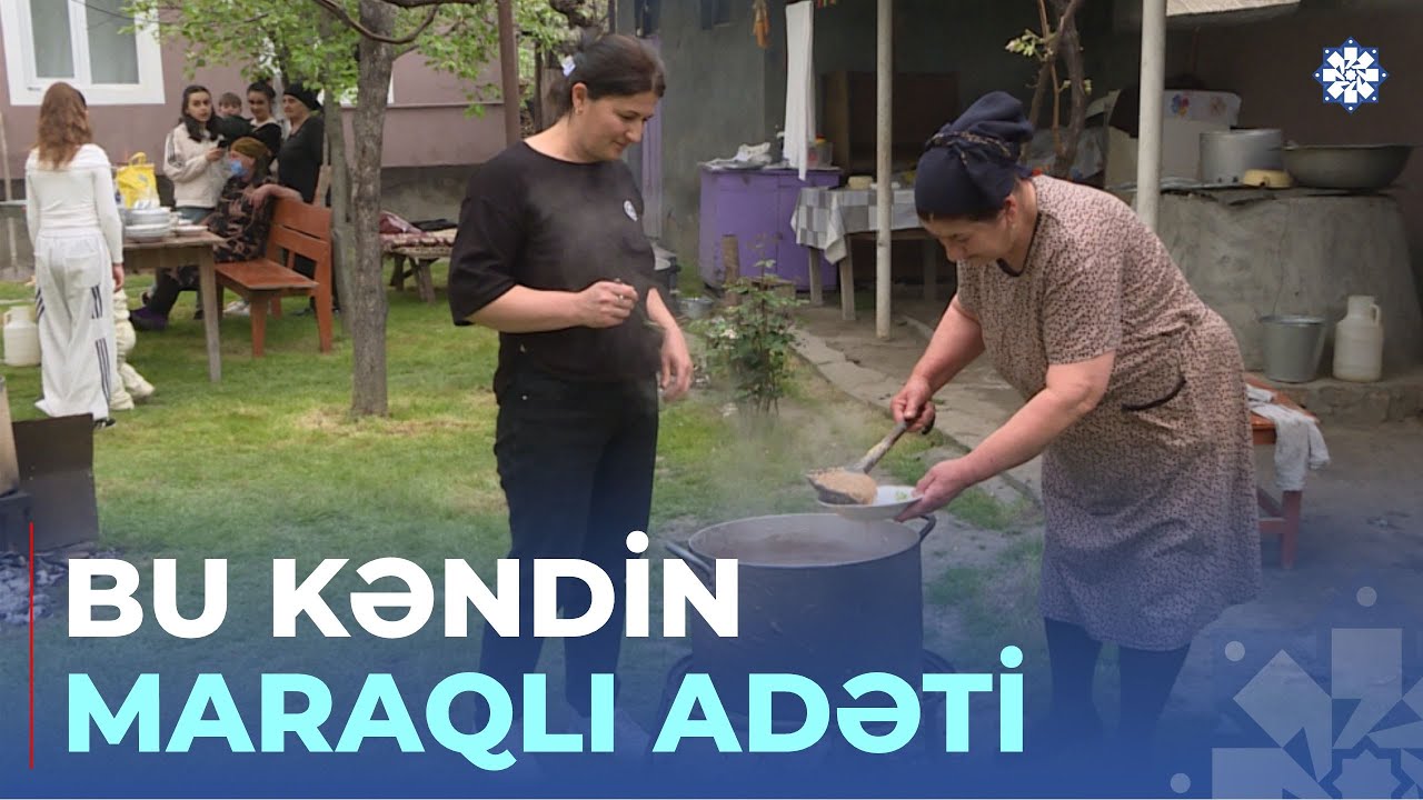 Bir həyətdə yemək bişir, digərində tonqal qalanır