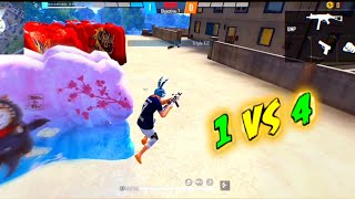 1 vs 4 | tufan📱Mobile tufan | tufan mobile gameplay |tufan ff mobile gameplay | 1 vs 4 custom