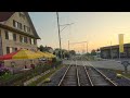 ★ Cab ride Wil - Weinfelden - Romanshorn, Mittelthurgaubahn Switzerland [08.2019]