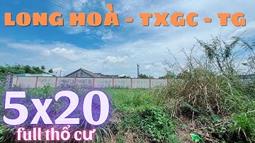MS389 Bán đất đường bê tông xe hơi ấp Giồng Cát xã Long Hoà thị xã Gò Công TG