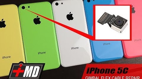 iPhone 5C Rear Camera Repair