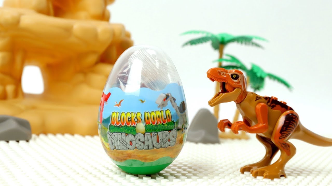 3 Building Block Dinosaur Contained in Mystery Egg in 2023