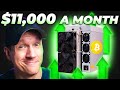 Making 11000 a month with bitcoin mining