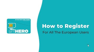 simHERO Registration Process (All The European Users)