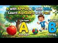 ABC Phonics Song for Kids | Learn A to Z Animal Alphabet