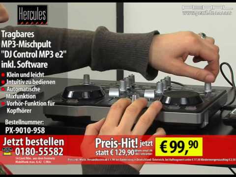 hercules-tragbares-mp3-mischpult-"dj-control-mp3-e2"-inkl.-software