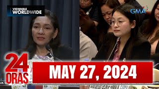 24 Oras Express: May 27, 2024 [HD]