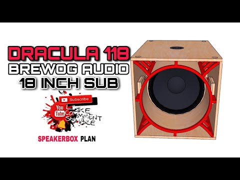 DRACULA 118 | BREWOG AUDIO | 18 INCH SUB | FULL PLAN