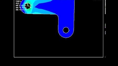 ANSYS-Static Analysis of a Corner Bracket