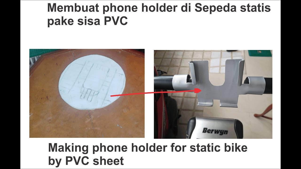Membuat Phone holder pake PVC bekas. Making Phone holder using ex PVC ...