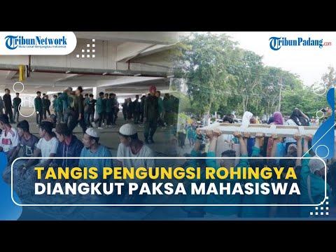 Pengungsi Rohingya Menangis