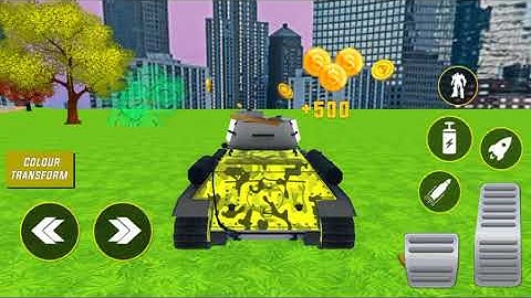 Army Tank Robot Car Games - Android Gameplay