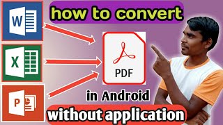 How to convert any documents to PDF without application||PDF converter||document converter 2020|| screenshot 1