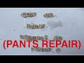 What Is David Working on Today? 6/28/20 - Pants Repair