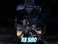 Resident Evil 3 Remake on RX 580 Benchmark #shorts