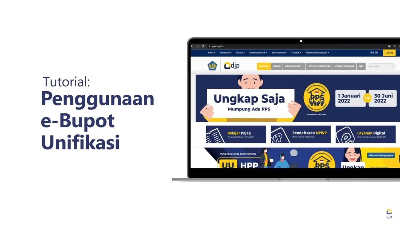 Tutorial Penggunaan e-Bupot Unifikasi - YouTube