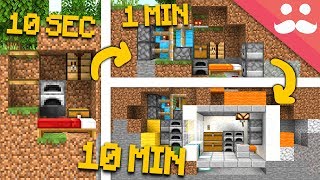 Minecraft BUNKER: 10 Minutes, 1 Minute, 10 SECONDS!