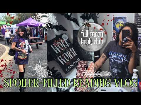 *spoiler-filled* reading vlog for Wolf Worm by T. Kingfisher | full moon book club august 2026