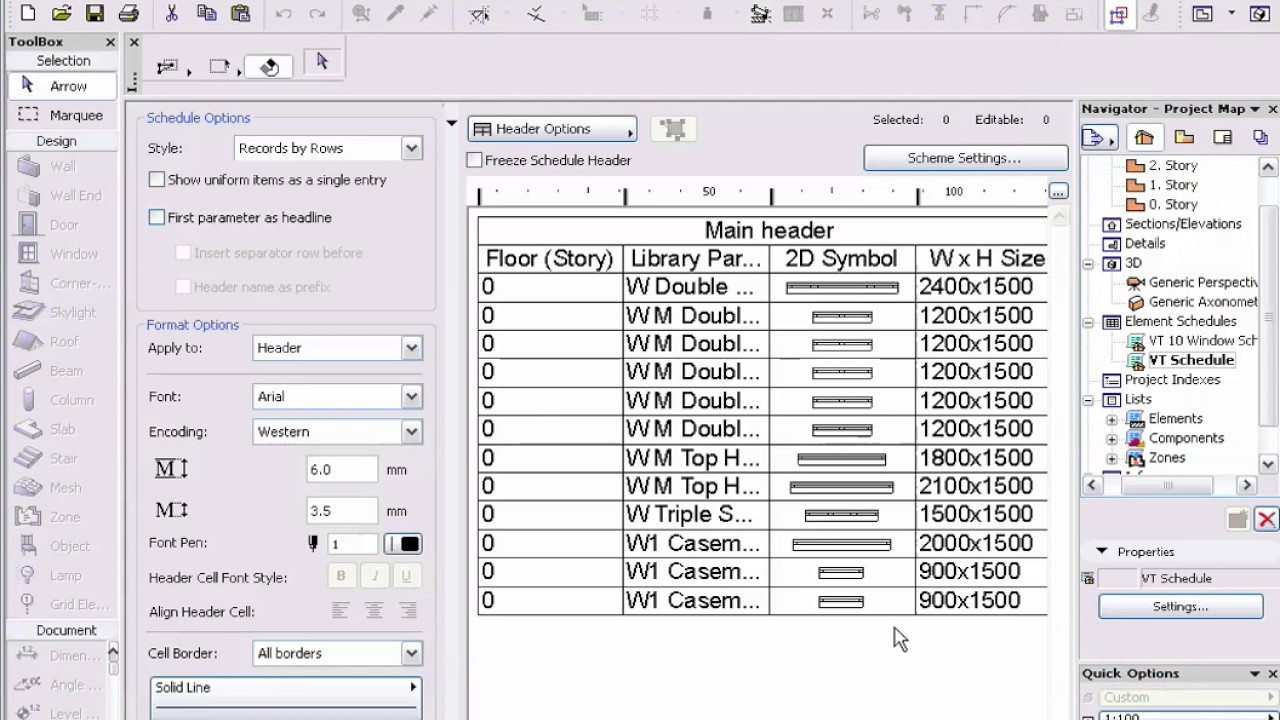 TUTORIAL ARCHICAD Window & Door Schedules YouTube