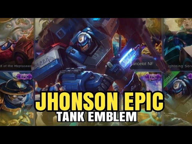 Jhonson skin epic! emblem tank darah badak class=