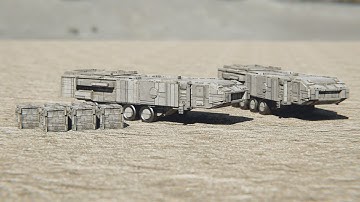 Modeling a Scifi Truck Using Random Flow