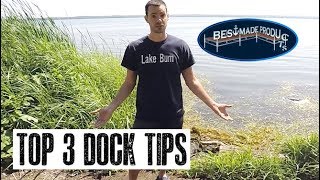 Top 3 Tips When Purchasing a New Boat Dock