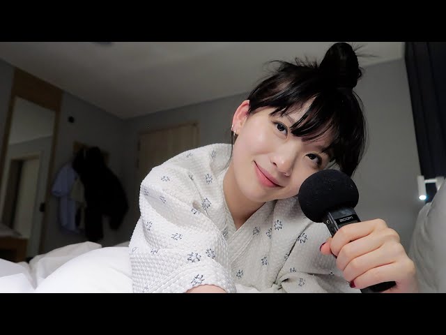 ASMR | Whispering in a travel hotel /Mouth sounds