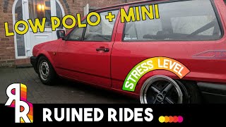 Ruined Rides - Front Coilovers On Polo Breadvan Mk2F Petes Mini Introduction