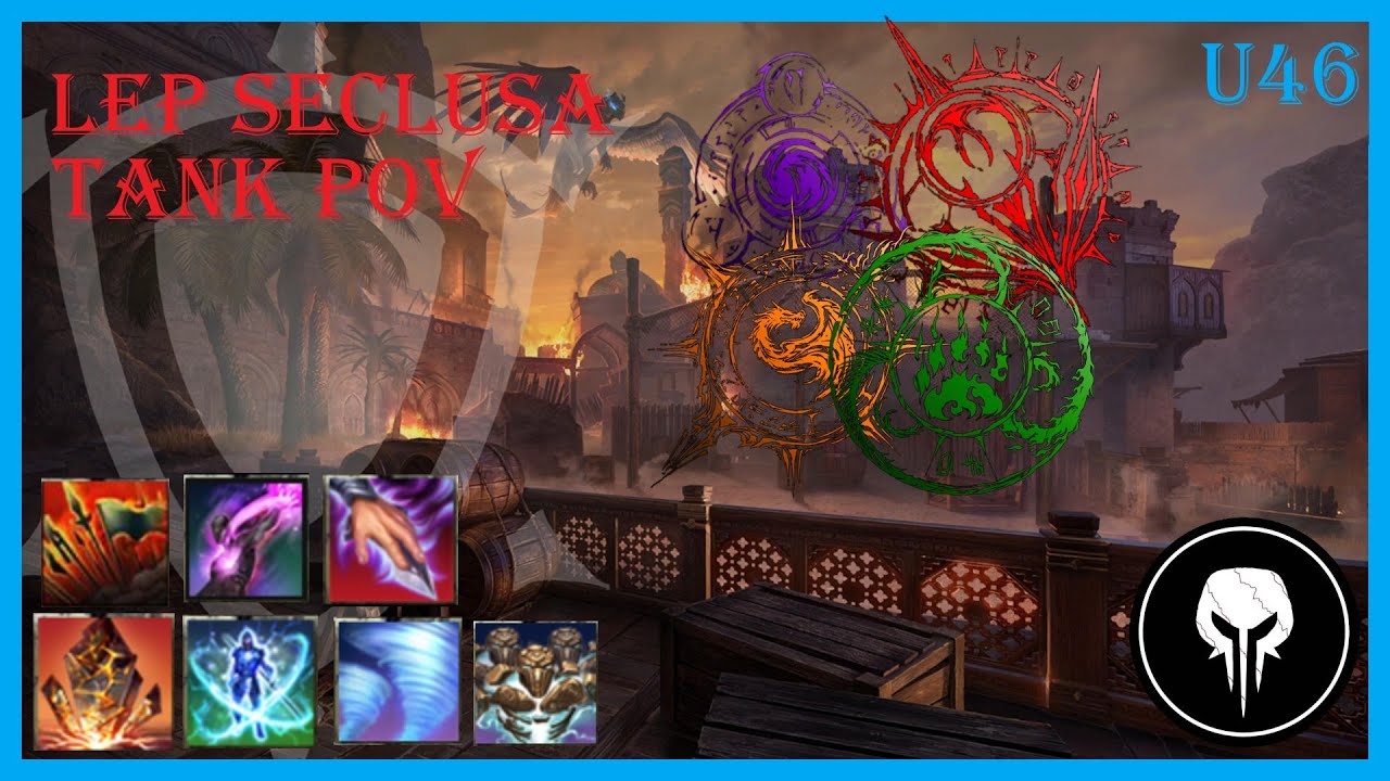 ESO Lep Seclusa Trifecta (Moth Trusted), Tank POV, PS5 EU, U46