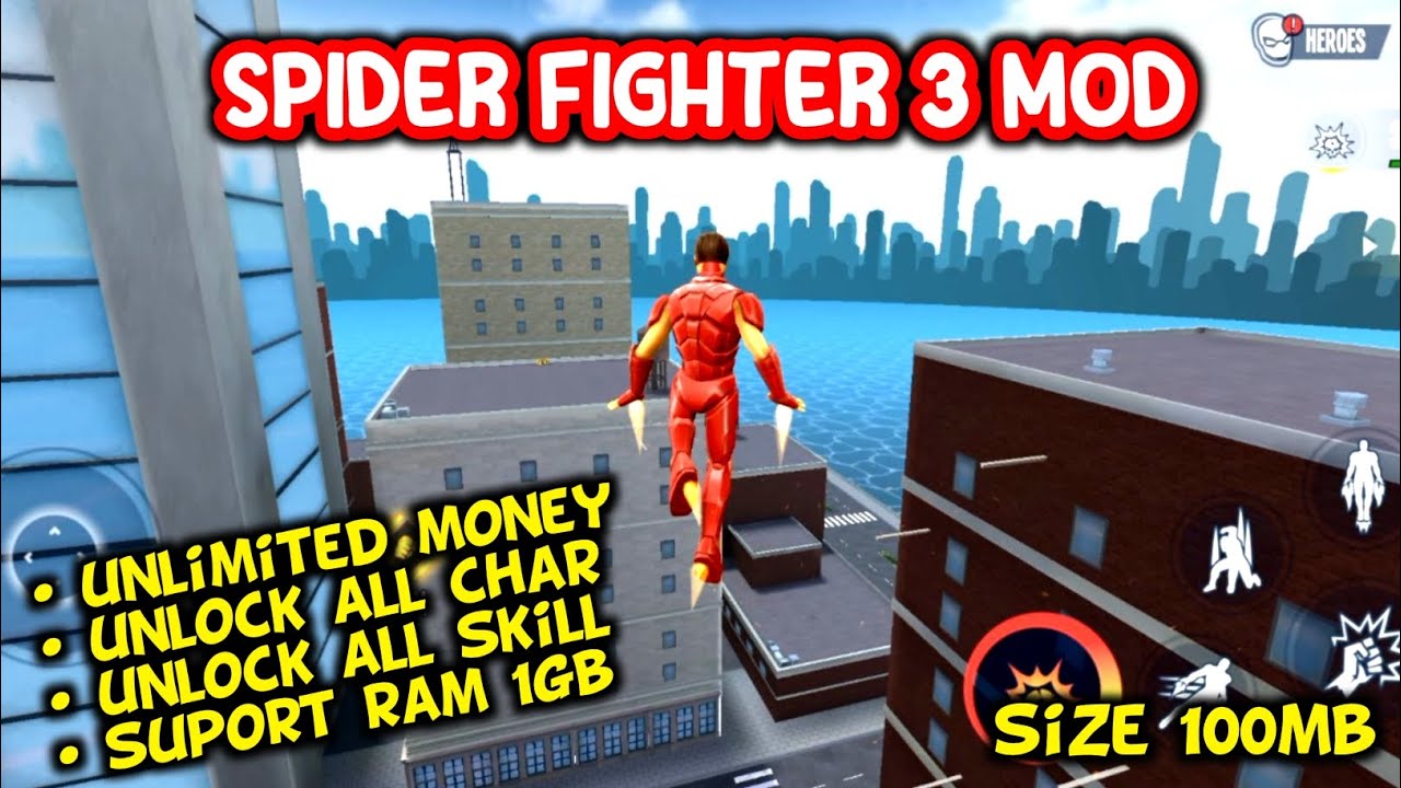 Spider Fighter 3 Mod Apk new version YouTube