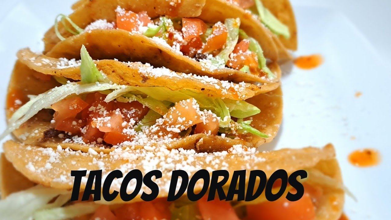 Tacos Dorados de Carne Molida Muy Fácil YouTube