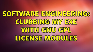 Software Engineering: Clubbing my Exe with GNU GPL License Modules (3 Solutions!!)