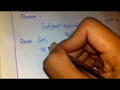 Application for the post of engineering - YouTube